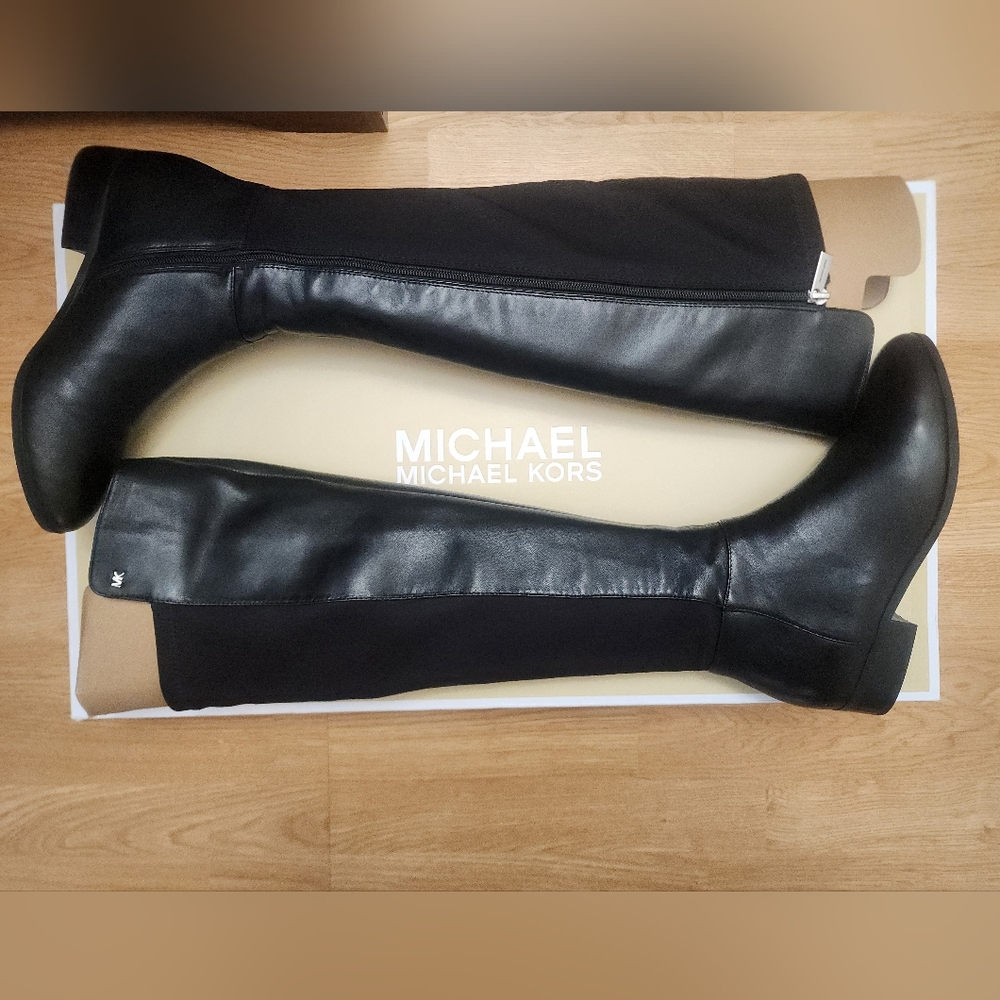 Michael Kors Black Over the Knee Boots